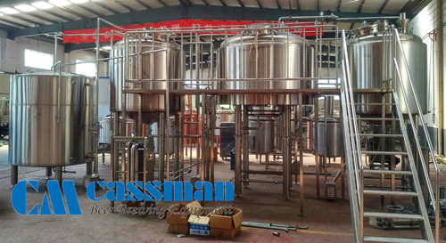 Оборудование для пивоваренного завода с тремя сосудами объемом 2000 л