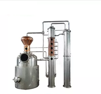 Медный дистиллятор промышленного спирта виски дистилляционное оборудование