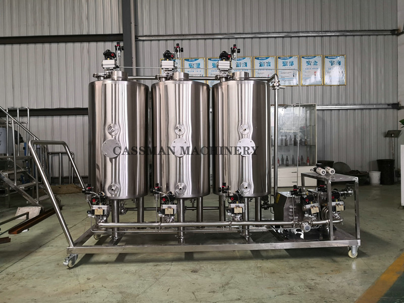 200L-1000L Автоматическая система очистки для пивоваренного завода